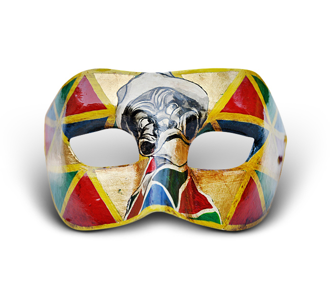 Карнавальная маска "Rombo"